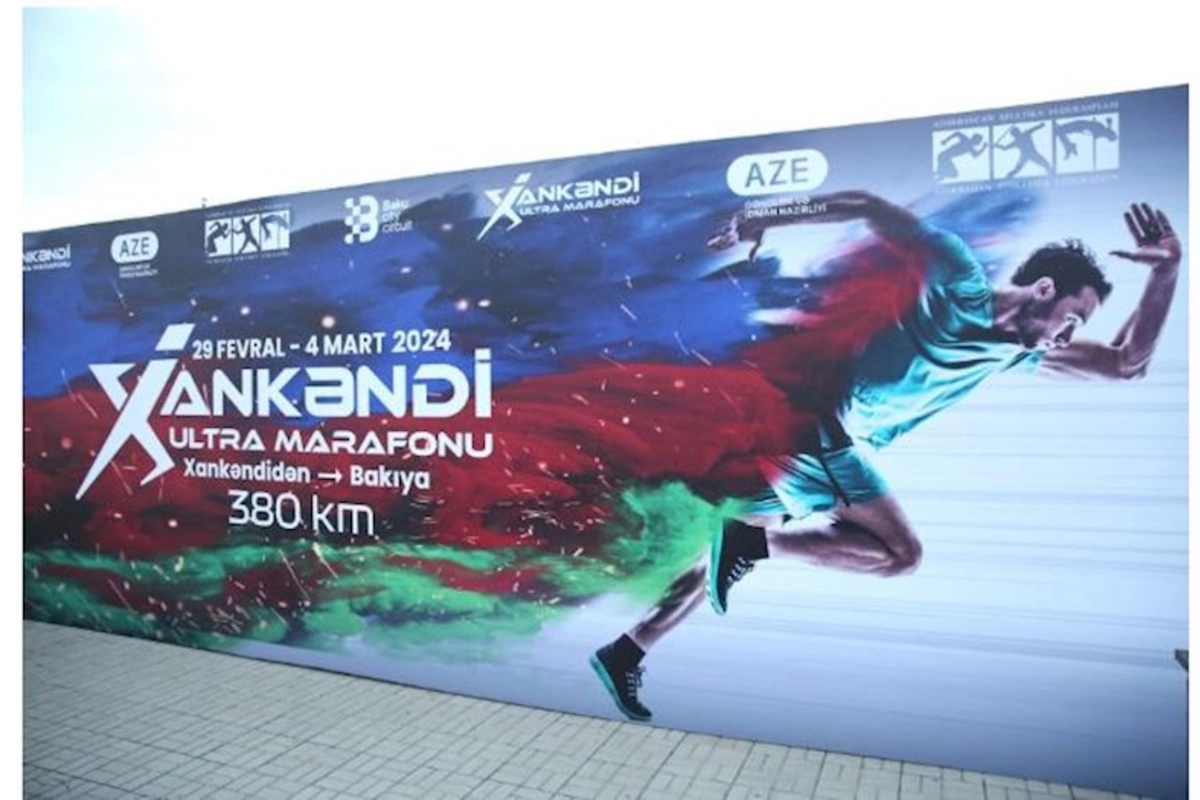 Xankəndi - Bakı ultra marafonu start götürdü — FOTOLAR