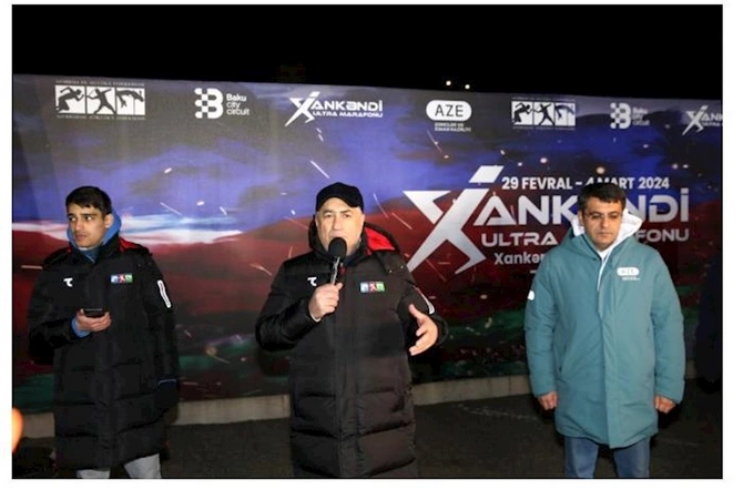 Xankəndi - Bakı ultra marafonu start götürdü — FOTOLAR Xankəndi - Bakı ultra marafonu start götürdü — FOTOLAR
