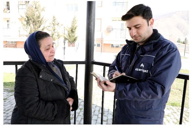 300 evin mövcud olmayan qaz təminatı Açıq mikrofonda — FOTO