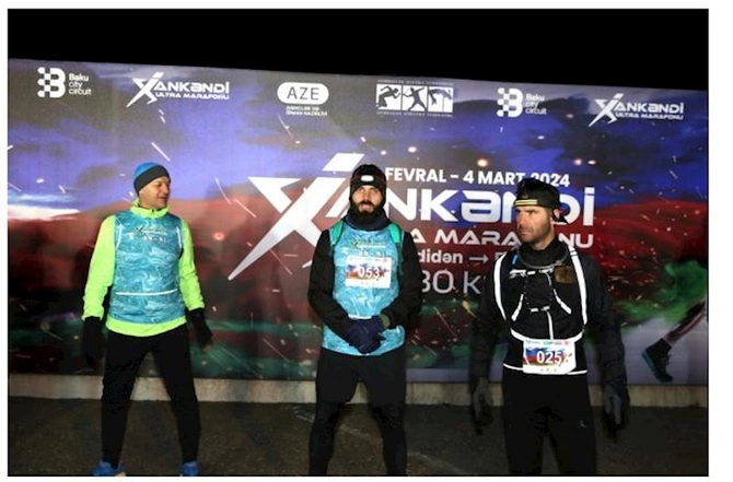 Xankəndi - Bakı ultra marafonu start götürdü — FOTOLAR Xankəndi - Bakı ultra marafonu start götürdü — FOTOLAR