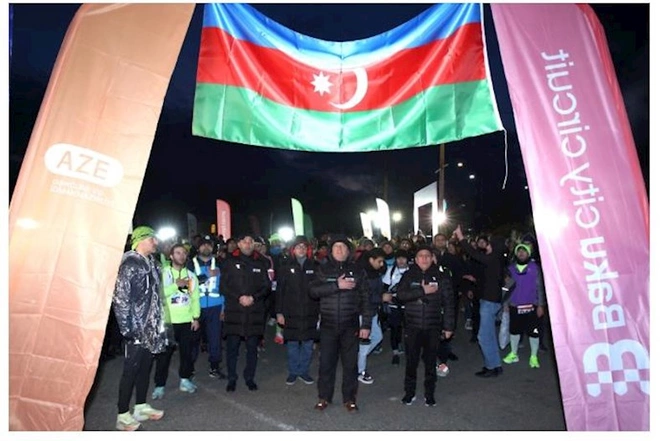Xankəndi - Bakı ultra marafonu start götürdü — FOTOLAR Xankəndi - Bakı ultra marafonu start götürdü — FOTOLAR
