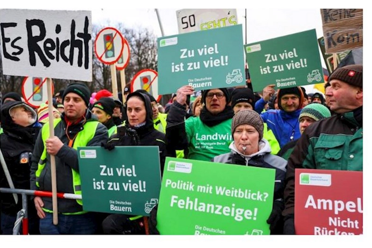 Berlin küçələrinə 150 mindən çox etirazçı çıxıb