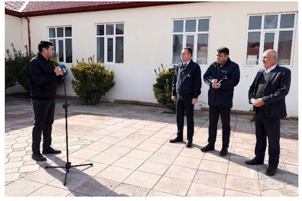 Həftənin ilk Səyyar qəbul otağı Qızılburun kəndində quruldu — FOTO