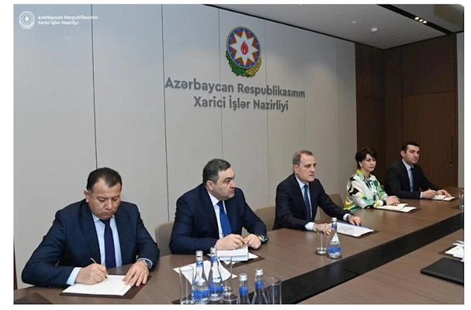Ceyhun Bayramov MDB Baş katibini qəbul etdi