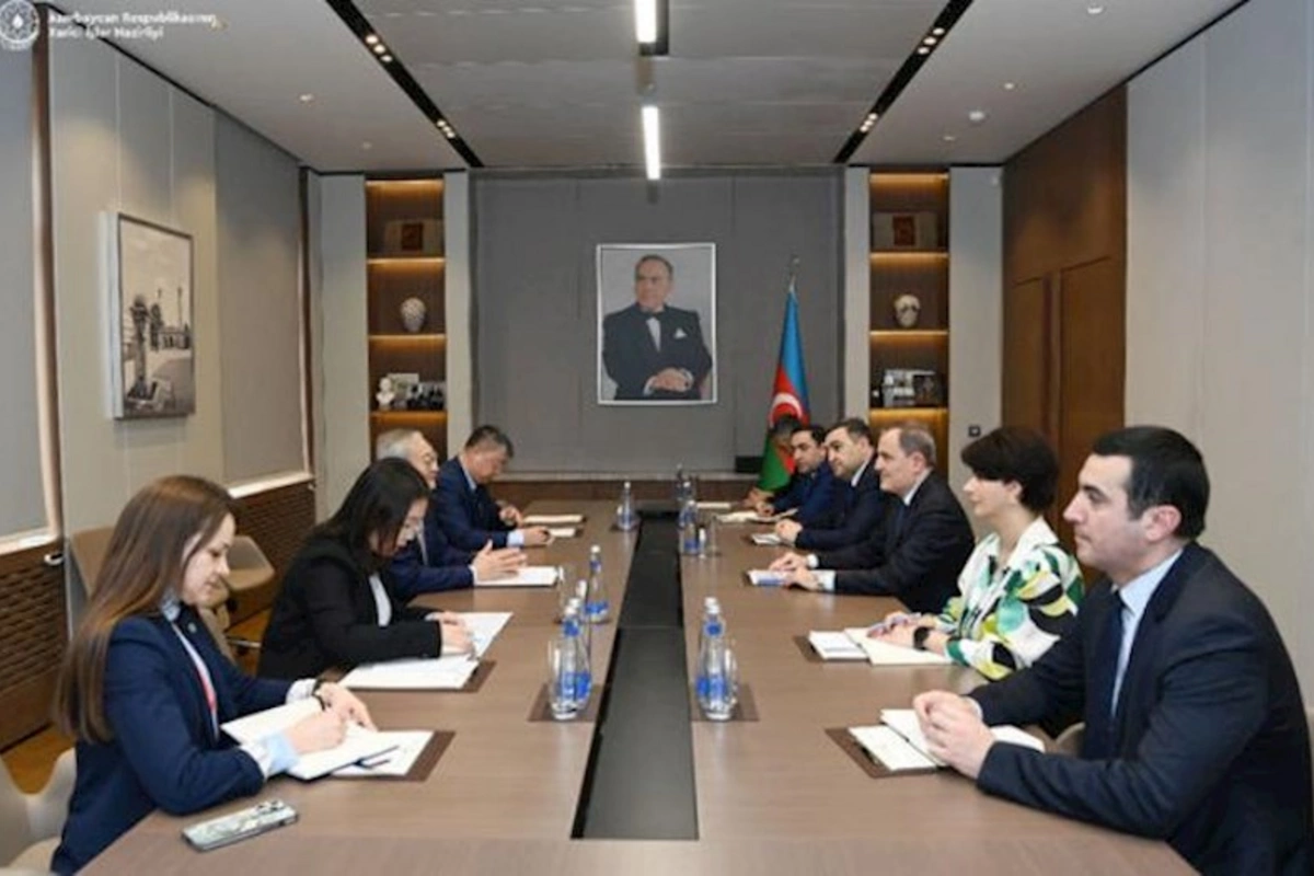 Ceyhun Bayramov Şanxay Əməkdaşlıq Təşkilatının baş katibi ilə görüşüb