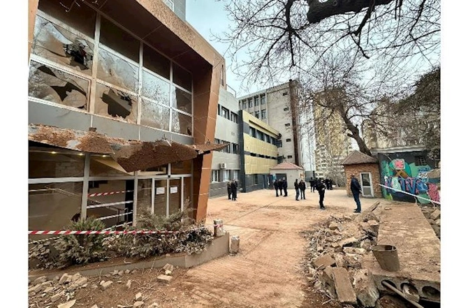 Bakıdakı güclü partlayış zamanı xəsarət alanın vəziyyəti necədir? — FOTO