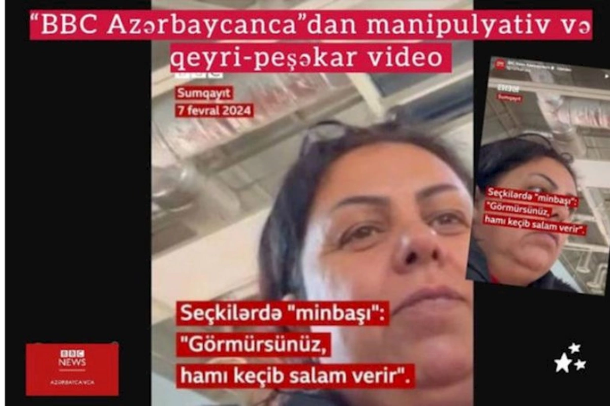 “BBC Azərbaycanca” manipulyativ video yayıb