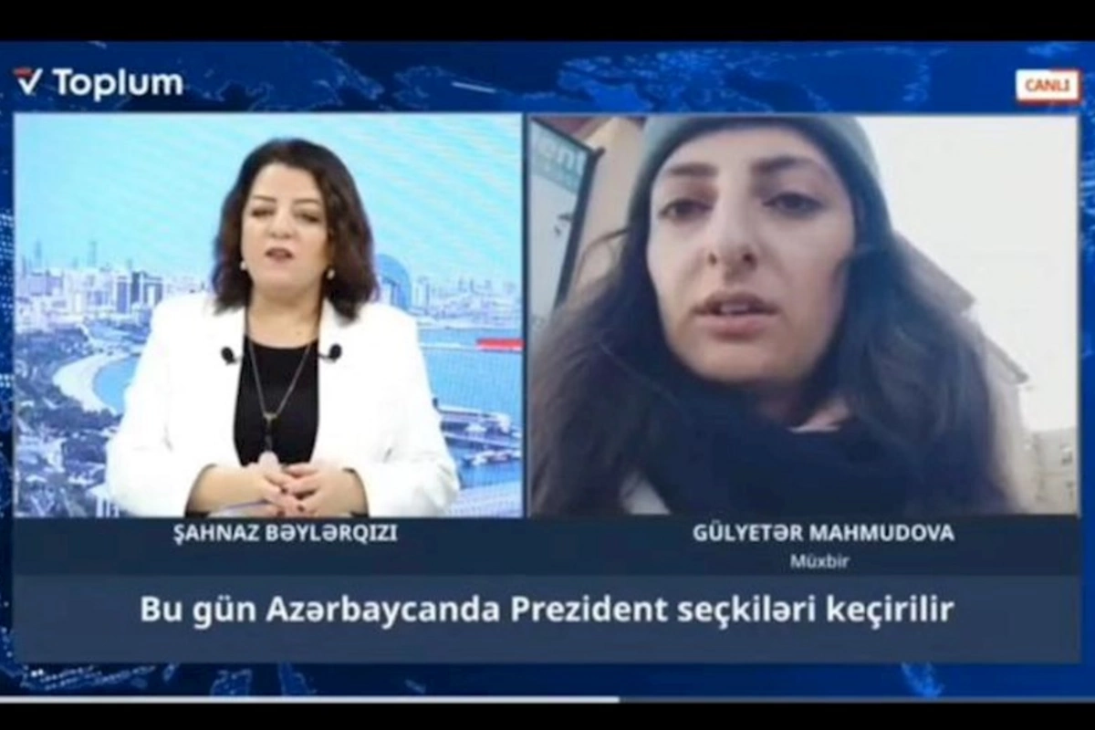 Xədicə İsmayılın müxbirindən etiraf: “Seçkidə heç bir məhdudiyyət yaradılmır” — VİDEO
