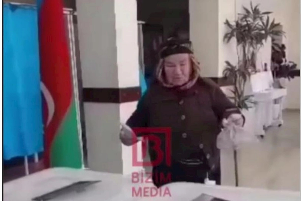 Seçki zamanı yaşlı qadından SƏMİMİ ÇAĞIRIŞ — VİDEO