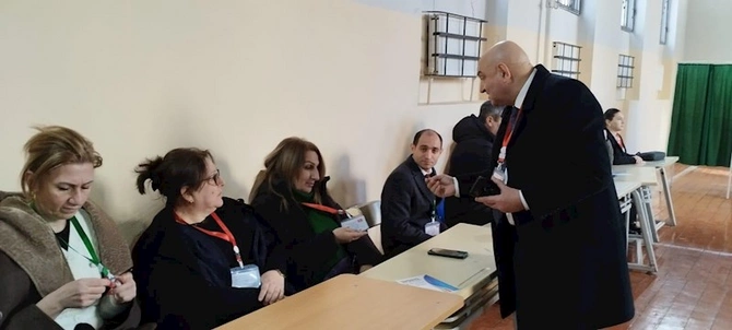 MQF müşahidəçiləri Prezident Seçkilərini müşahidə edib — FOTOLAR