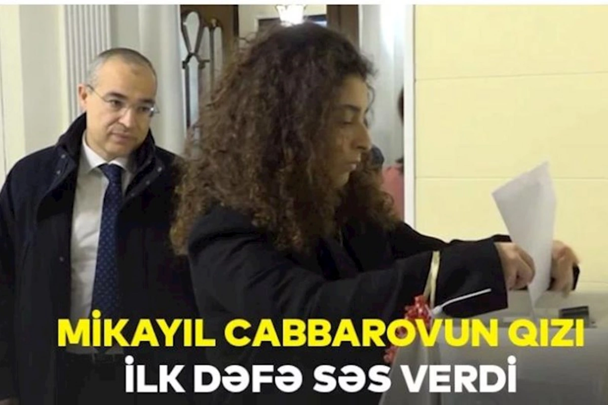 Mikayıl Cabbarovun qızı ilk dəfə səs verdi — VİDEO