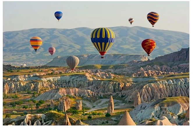 Türkiyədə romantik Sevgililər Günü — FOTO