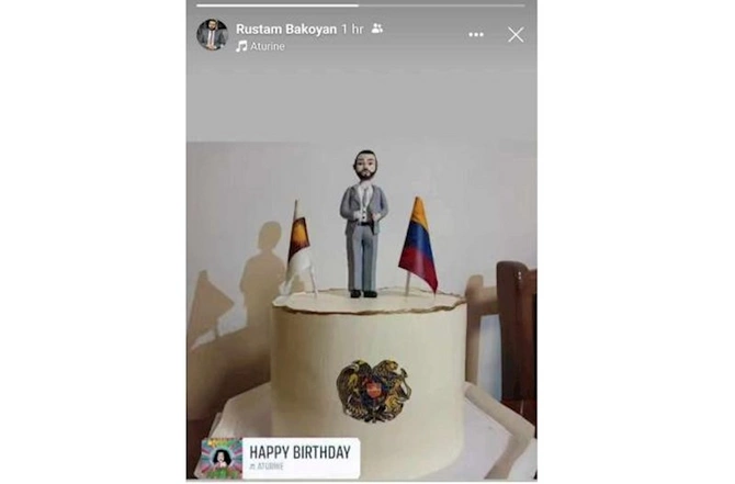 Rüstəm Bakoyanın ad günü tortu ölkədə qalmaqala səbəb oldu — FOTO Rüstəm Bakoyanın ad günü tortu ölkədə qalmaqala səbəb oldu — FOTO