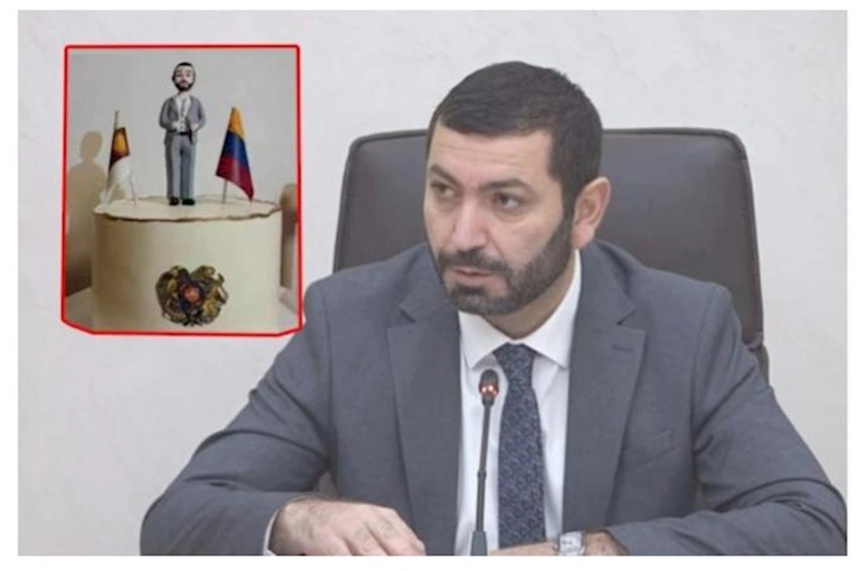 Rüstəm Bakoyanın ad günü tortu ölkədə qalmaqala səbəb oldu — FOTO