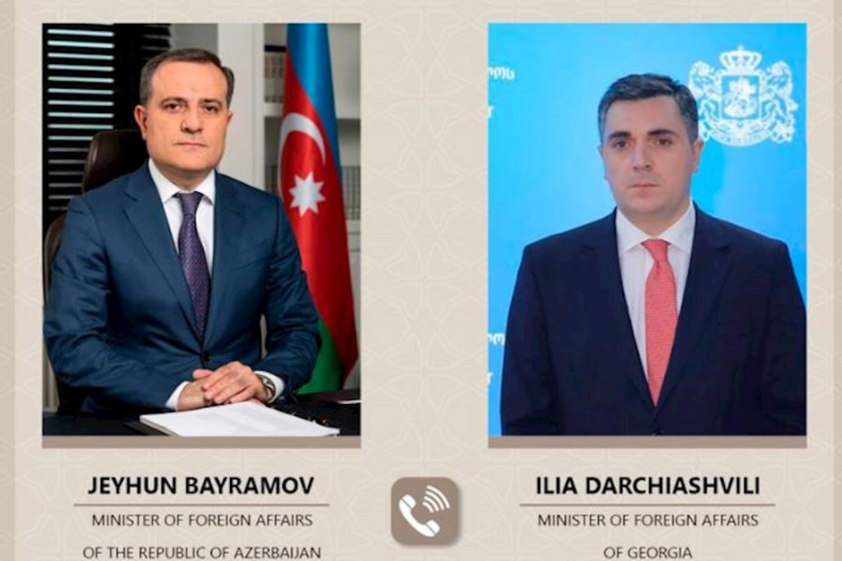 Ceyhun Bayramov gürcüstanlı həmkarı ilə DANIŞDI