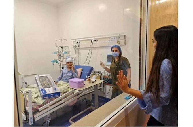 Leyla Əliyeva Uşaq Onkologiya Klinikasında — FOTO