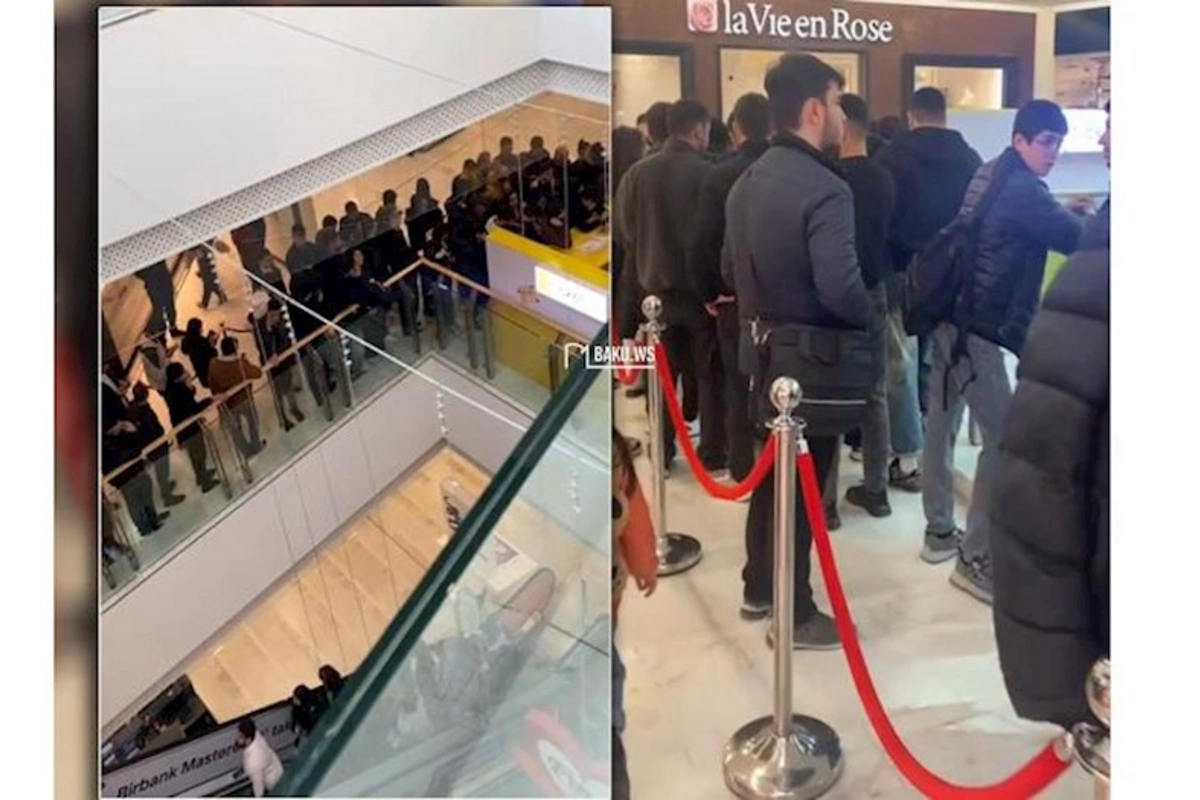 “Qarabağ” - “Bayer” matçına bilet almaq istəyən azarkeşlərin izdihamı — VİDEO