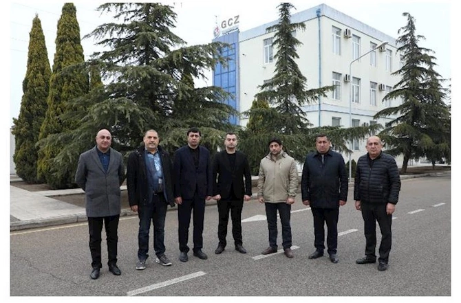 Azəriqaz İB yanında İctimai Şura sədri və üzvləri Gəncə Cihazqayırma Zavodunda — FOTOLAR