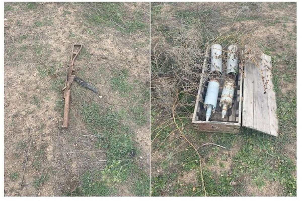 Cəbrayılda azad edilən kənddən tank mərmisi tapıldı