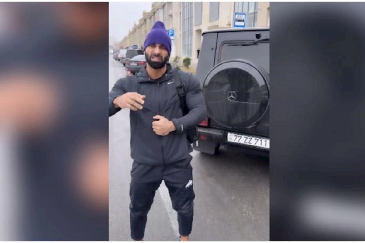 Chagaev Galenwagenlə qayda pozub avtobusların yolunu kəsdi — VİDEO