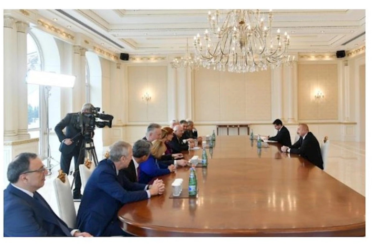 Prezident Nizami Gəncəvi Beynəlxalq Mərkəzinin həmsədrlərini qəbul edib — YENİLƏNİB
