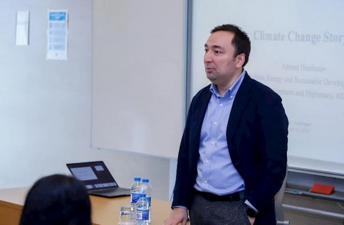 “Dayanıqlı inkişaf və iqlim dəyişikliyi media prespektivində” mövzusunda ilk təlim keçirildi — FOTOLAR