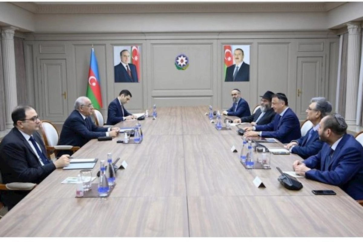 Əli Əsədov Ümumdünya Buxara Yəhudiləri Konqresinin prezidenti ilə görüşüb