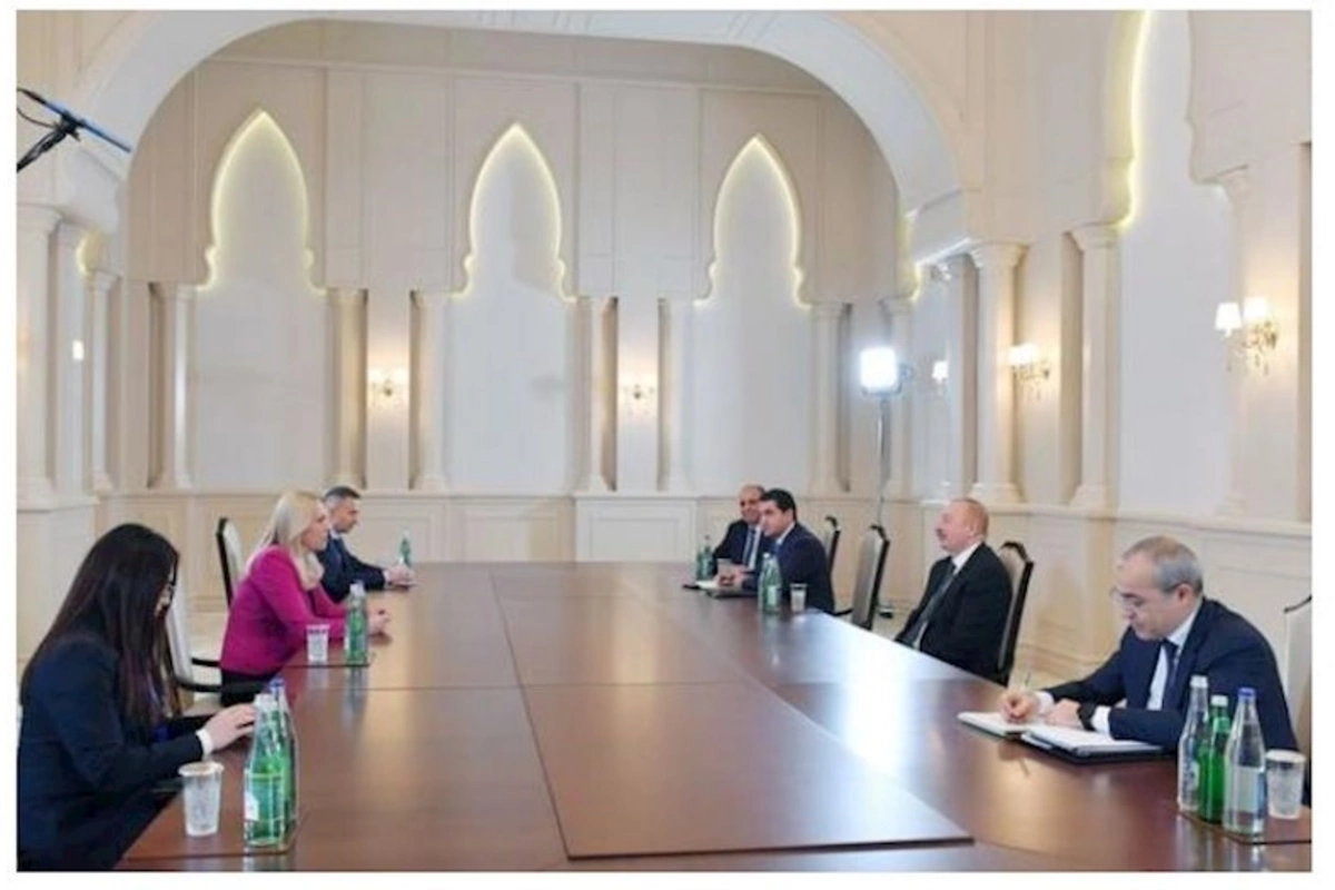 Prezident Jelka Tsviyanoviçi qəbul etdi — YENİLƏNİB