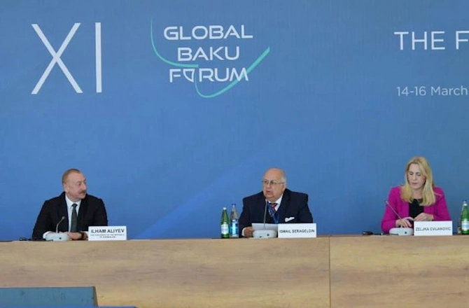 Prezident XI Qlobal Bakı Forumunda iştirak etdi — FOTOLAR (YENİLƏNİB)