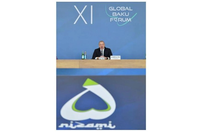 Prezident XI Qlobal Bakı Forumunda iştirak etdi — FOTOLAR (YENİLƏNİB)