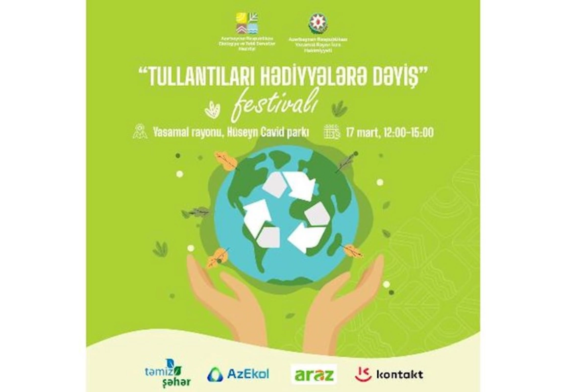 “Tullantıları hədiyyələrə dəyiş” festivalı keçiriləcək
