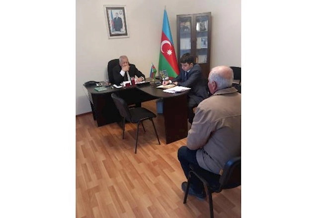 Millət vəkili və icra başçısı kənd sakinləri ilə görüşdü — FOTOLAR
