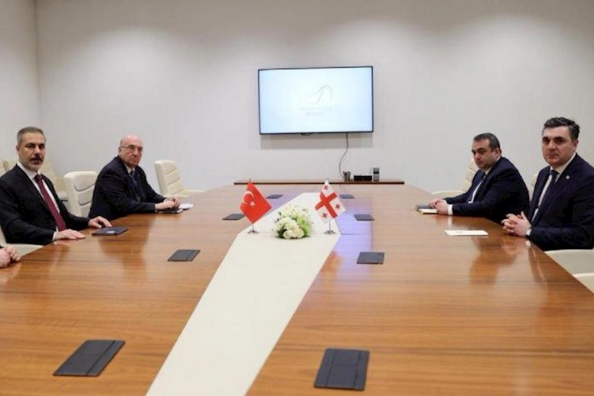 Hakan Fidan Bakıda gürcü həmkarı ilə GÖRÜŞDÜ