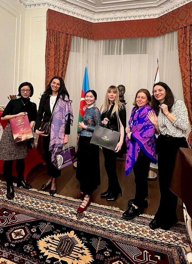 Azərbaycanın Londondakı səfirliyində xanımlar üçün Novruz şənliyi keçirilib
