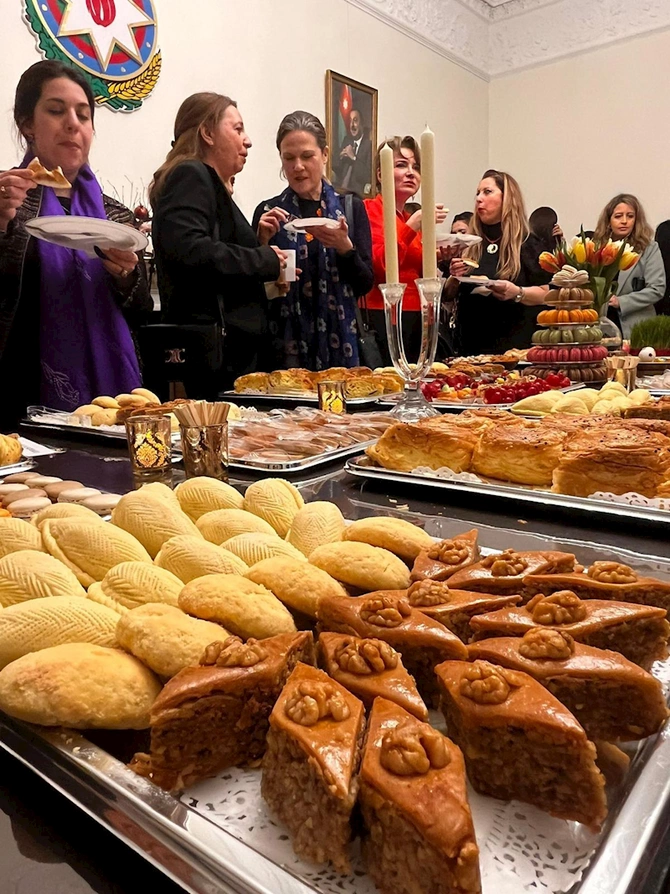Azərbaycanın Londondakı səfirliyində xanımlar üçün Novruz şənliyi keçirilib