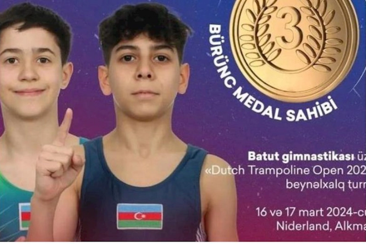 Ölkəmizin iki gimnastı Niderlandda qızıl medal qazanıb — FOTO
