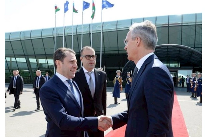 NATO-nun baş katibinin Azərbaycana səfəri başa çatdı — FOTO NATO-nun baş katibinin Azərbaycana səfəri başa çatdı — FOTO