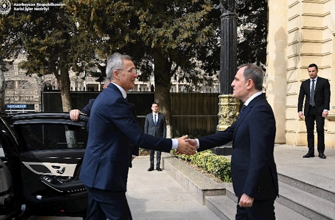 Ceyhun Bayramov və Yens Stoltenberq Ermənistanla normallaşma prosesini müzakirə etdi