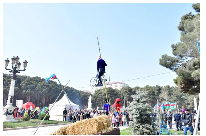Abşeronda Novruz bayramı böyük izdihamla qeyd olundu — FOTOLAR