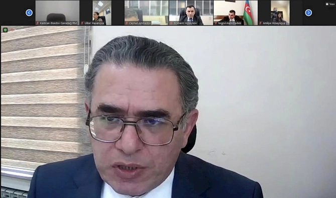 “Hakimlərin media ilə qarşılıqlı əlaqəsi” mövzusunda distant formada təlim keçilib — FOTOLAR