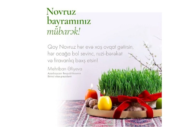 Mehriban Əliyevadan Novruz PAYLAŞIMI