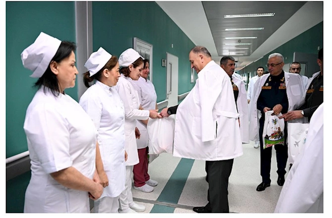 Zakir Həsənov hərbi hospitalda — VİDEO/FOTO Zakir Həsənov hərbi hospitalda — VİDEO/FOTO