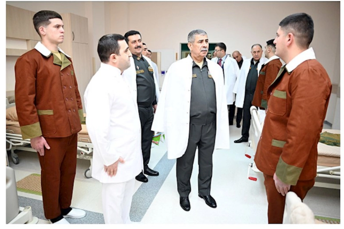 Zakir Həsənov hərbi hospitalda — VİDEO/FOTO