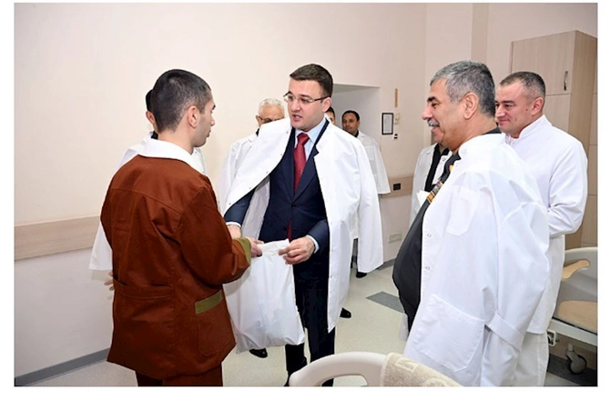 Zakir Həsənov hərbi hospitalda — VİDEO/FOTO Zakir Həsənov hərbi hospitalda — VİDEO/FOTO