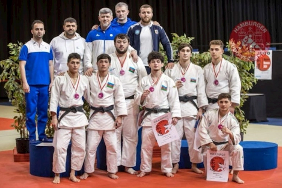 Azərbaycanın cüdo millisi beynəlxalq turnirdə rekord sayda qızıl medal qazanıb