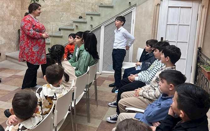 Şəhid övladları “Ədibin Evi”ndə — FOTOLAR