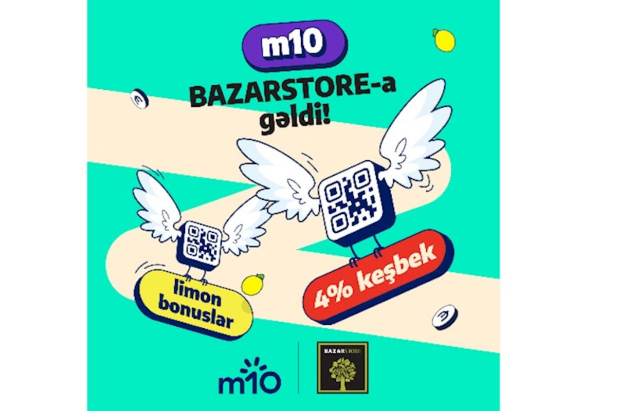 m10 “Bazarstore”da keşbeklər qazandırır