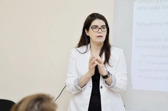 Orta ümumtəhsil müəssisələrinin müəllimləri üçün təşkil edilən inklüziv təhsil təlimləri başa çatdı — FOTOLAR