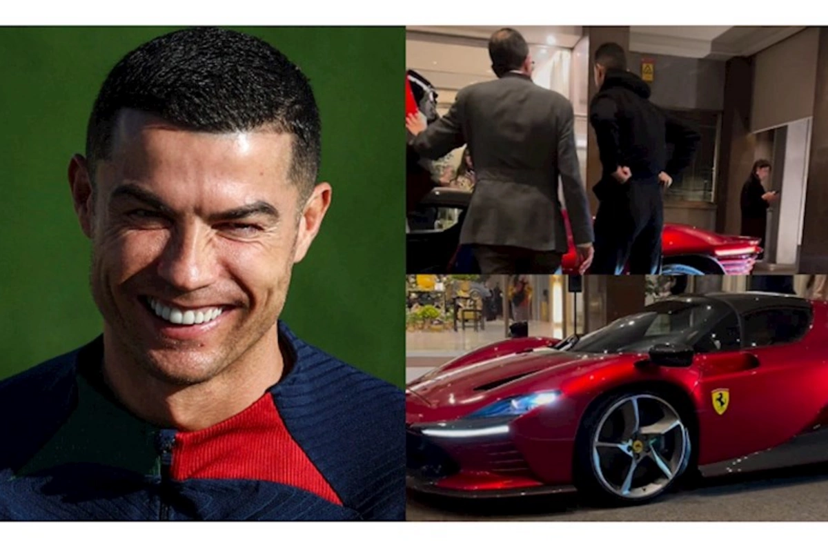 Ronaldo yeni milyonluq lüks avtomobili ilə görüntüləndi — FOTO
