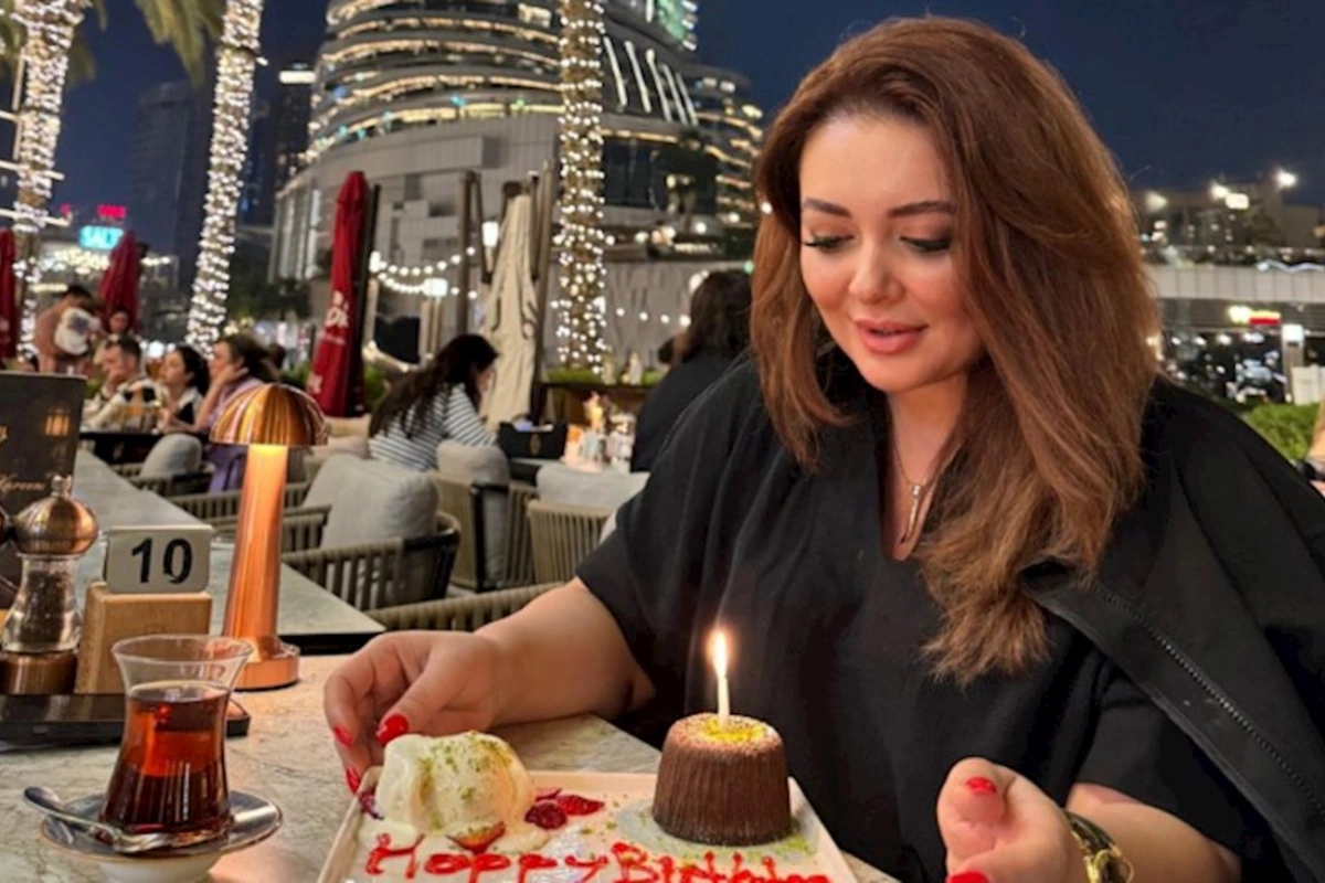 Lalə Azərtaş ad gününü Dubayda qeyd edir — FOTOLAR